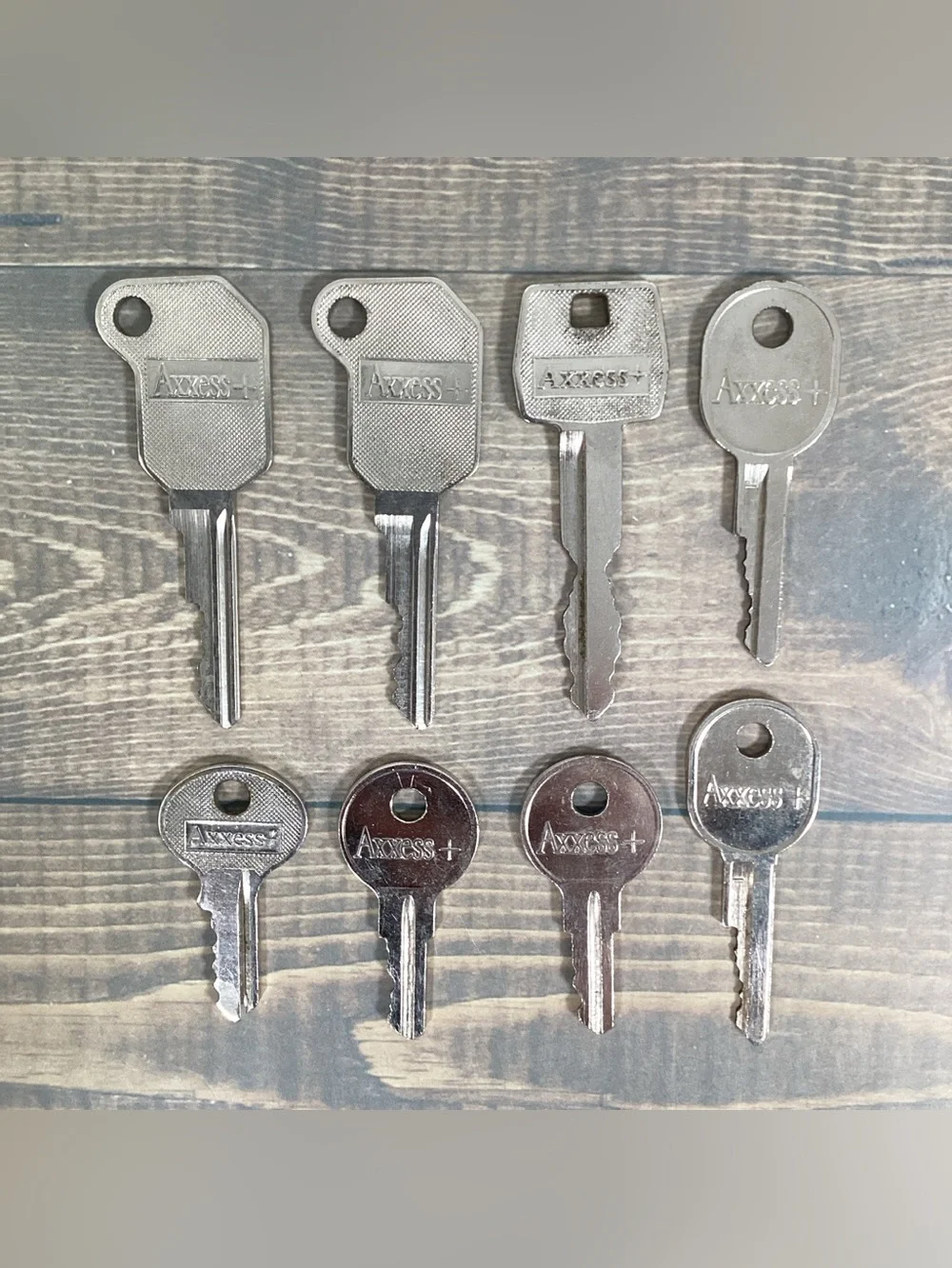 Lot 8 Axxess Keys; Crafts, Replacement, Cosplay, Steampunk, Key Display Art